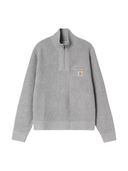 Sweter Carhartt Wip wełniany szary