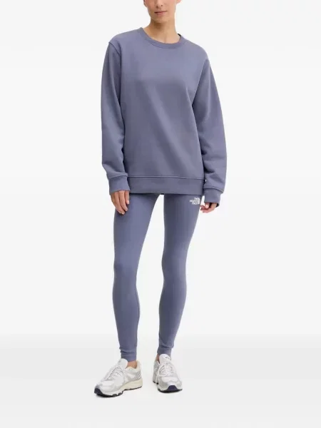 Pulover The North Face cu broderie albastru