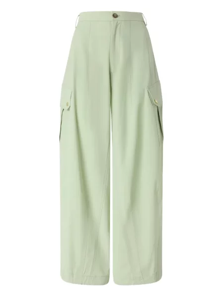 Pantaloni cargo Pinko verde