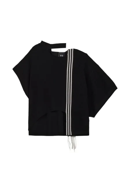 Top Y-3 cu dungi negru