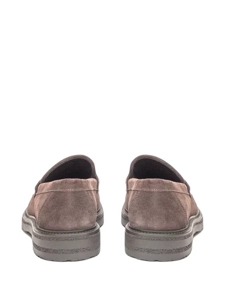 Pantofi loafer Sturlini Firenze din piele de căprioară maro