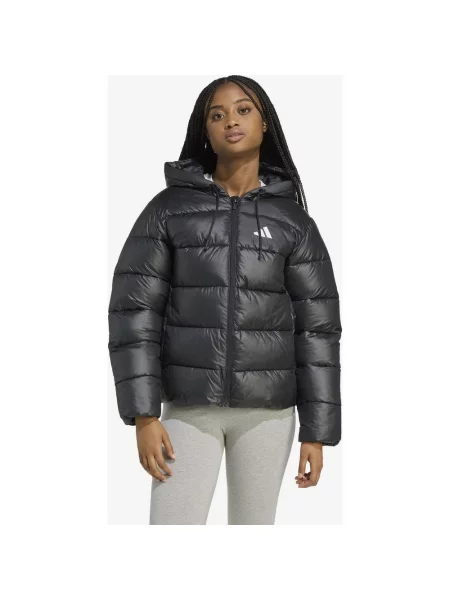 Kurtka z kapturem Adidas Essentials CLIMAWARM Synthetic Czysty L czarny