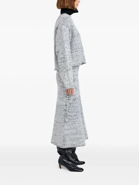 Пуловер Proenza Schouler White Label бяло