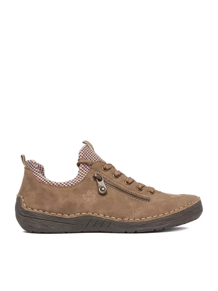 Polobotky Rieker hnědá