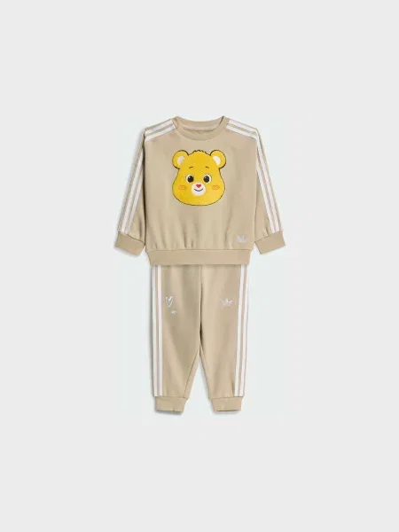 Дитячий Спортивний костюм adidas Graphics комбінований верх бежевий