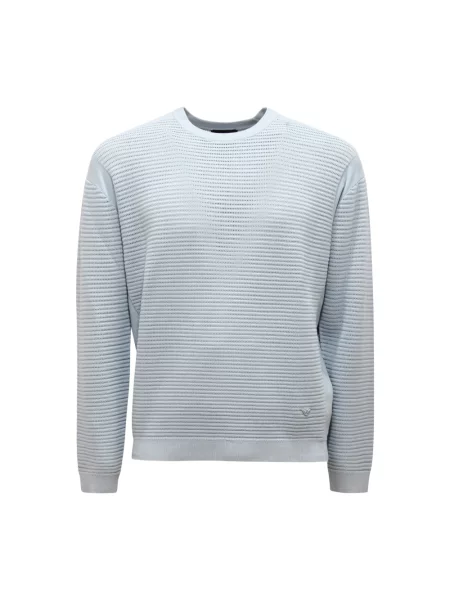 Sweter Armani niebieski