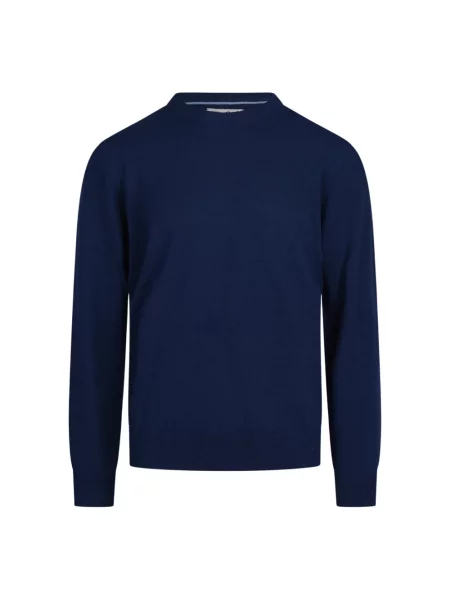 Sweter Mc2 Saint Barth wełniany niebieski