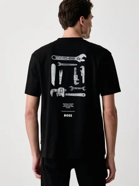 BOSS Orange tricou pentru bărbați din Te_Tools negru
