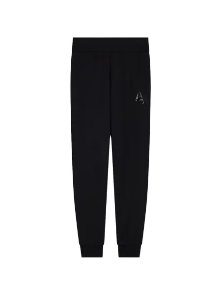 Běžecké kalhoty Armani Exchange s flitry černé