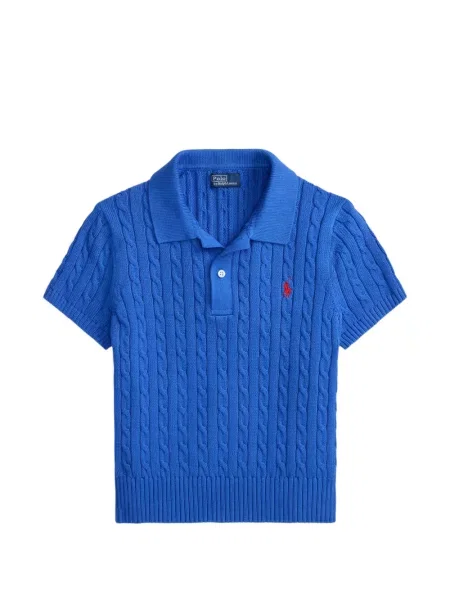 Μικρός κάλτσες Polo Ralph Lauren με κέντημα από ζέρσεϋ μπλε