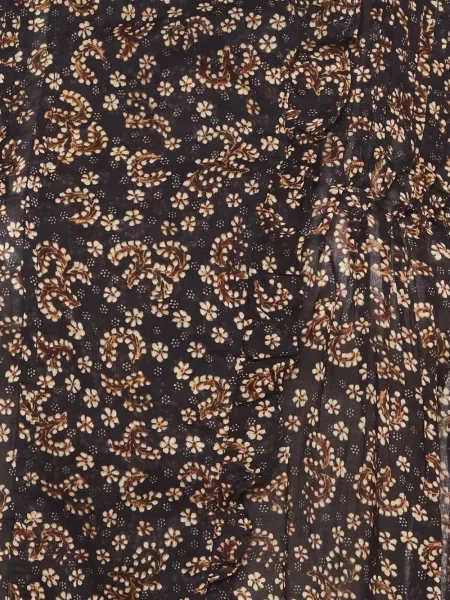 Top Marant Etoile cu model floral cu imagine negru