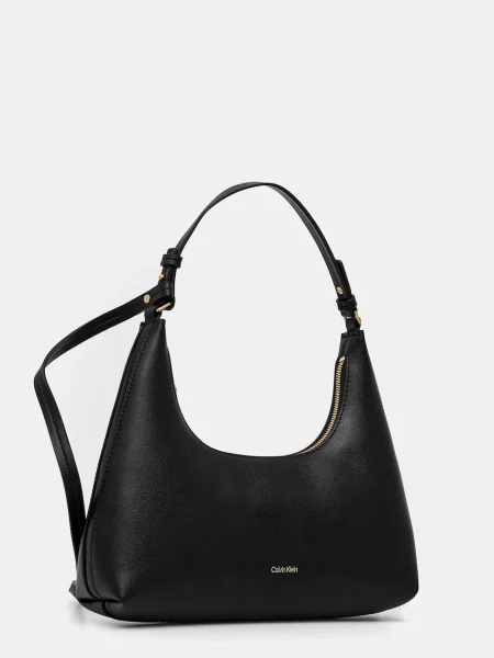 Calvin Klein Geantă Foil Logo Conv Shou?Lder Bag negru