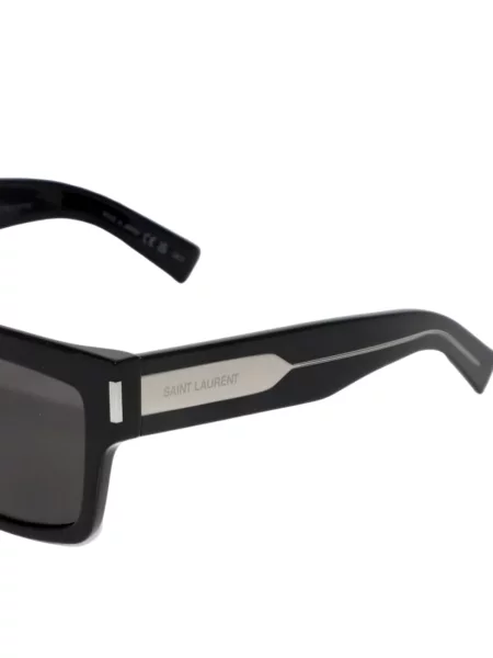 Правоъгълни слънчеви очила Saint Laurent Eyewear черно