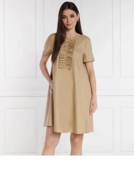 RIANI Len ruha Kleid bézs
