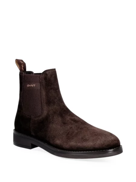 Botine chelsea Gant din piele de căprioară maro