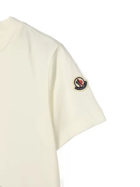 Koszulka dziecięca Moncler Enfant biała