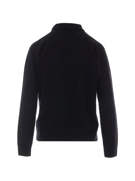Lung tricou polo The Row negru