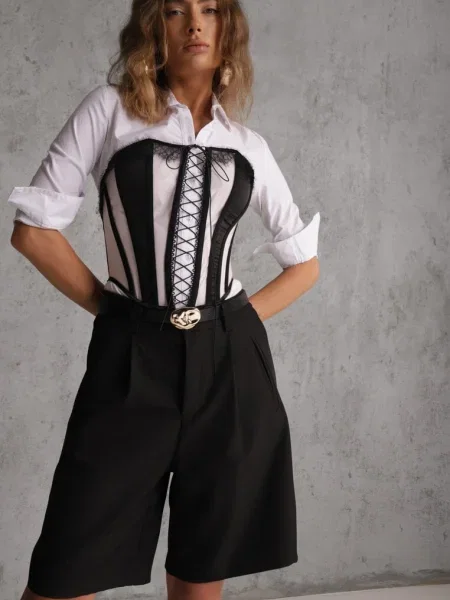 Pantaloni scurți Rhodissa negri