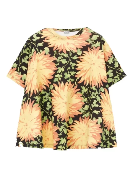 Trapez tricou Loewe scurt portocaliu