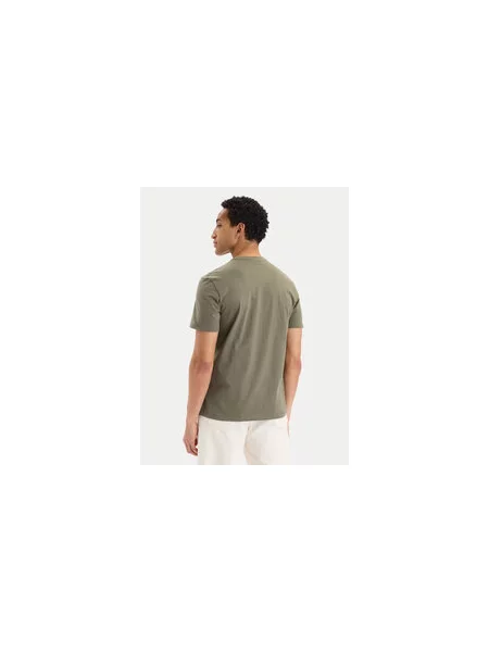 Majica Calvin Klein s kratkimi rokavi zelena