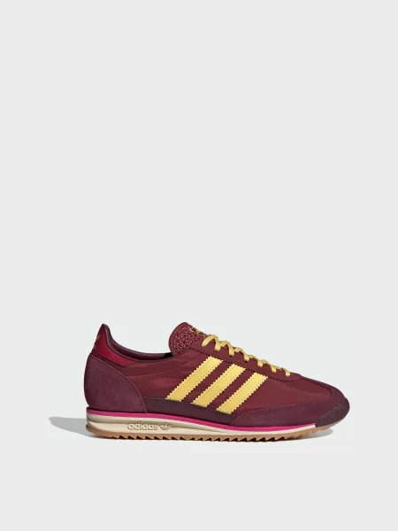 Шкіряні Кросівки adidas бордовий