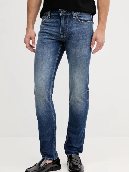 Guess Дънки Син Slim Tapered Fit тъмносиньо