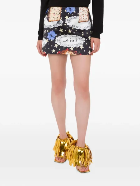 Fusta mini Moschino negru