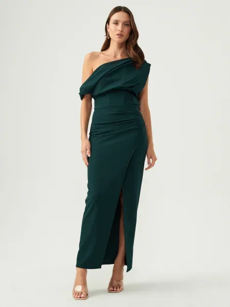 BWLDR Večernja haljina RHODIA tamno zelena