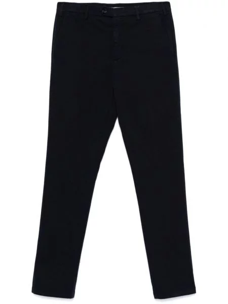 Pantaloni chino Canali din țesătură twill