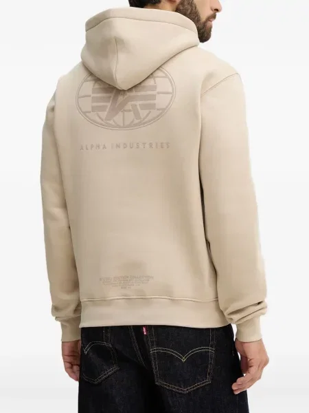 Hanorac cu glugă Alpha Industries cu autograf