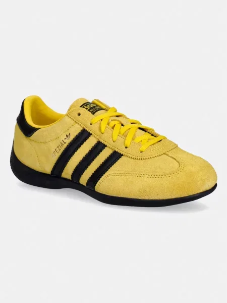 Σουέτ sneakers adidas Originals HANDBALL SPEZIAL LO PRO W κίτρινο