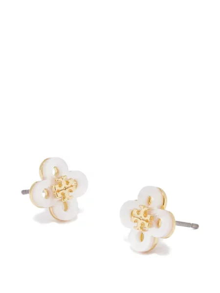 Cercei Tory Burch alb