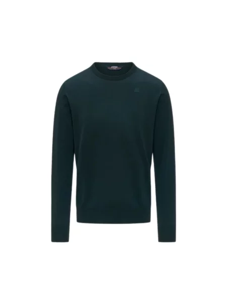 Sweter K-way wełniany zielony