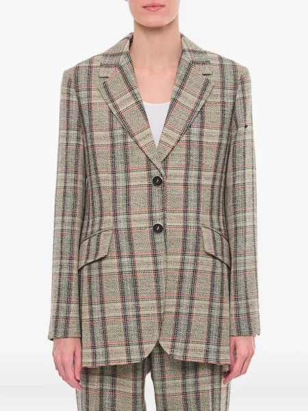 Marynarka Durazzi Milano w kratkę jednorzędowa