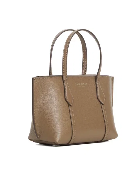 Torebka Tory Burch skórzana beżowa