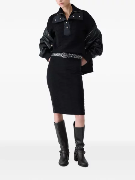 Pulover Liu Jo din jacard negru
