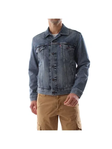 Levi's kurtka jeansowa przejściowa niebieska
