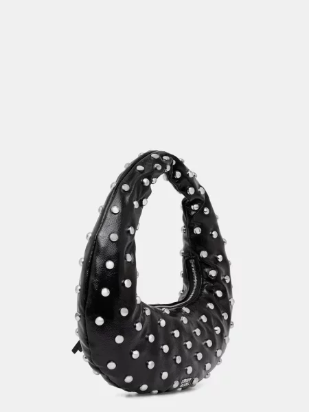 Geanta hobo Dkny din piele negru