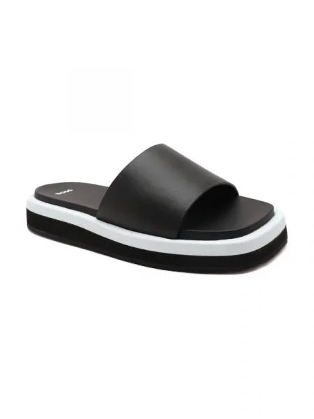 BOSS BLACK Șlapi Allie Slide-FL negru