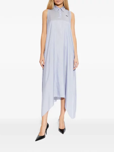 Rochie maxi Vetements de mătase de costum albastru