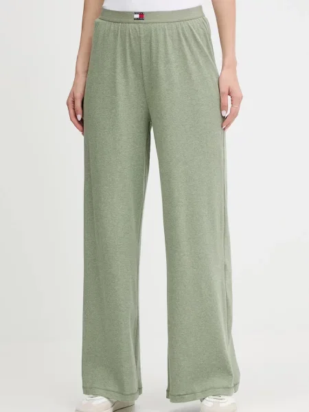 Donji dio trenirke Tommy Hilfiger melanž zelena