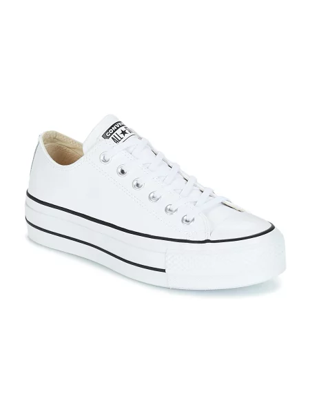 Usnjene superge Converse Chuck Taylor All Star bela