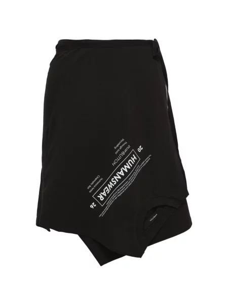 Fusta mini Pushbutton negru