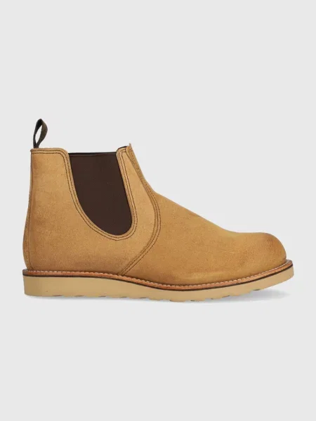 Замшеві черевики Red Wing Classic Chelsea бежевий