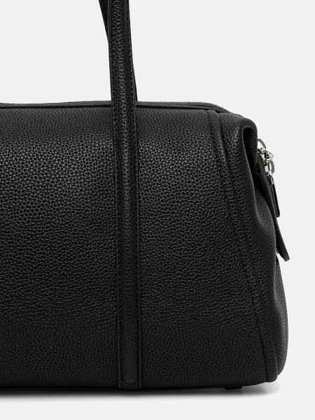 Torba Calvin Klein Emblem Hw Pebble Doctor Shoulder Black Universal czarna