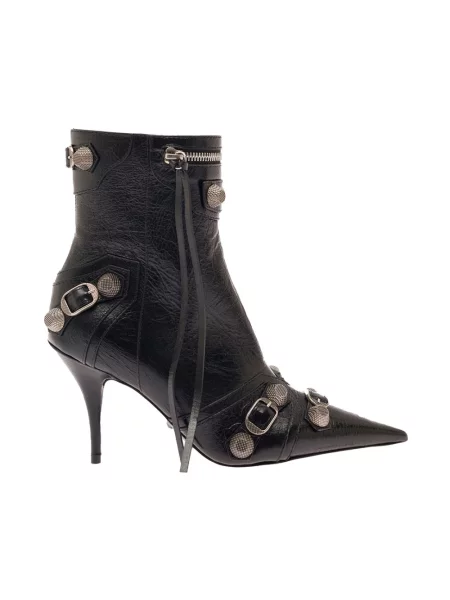 Botki Balenciaga skórzane czarne