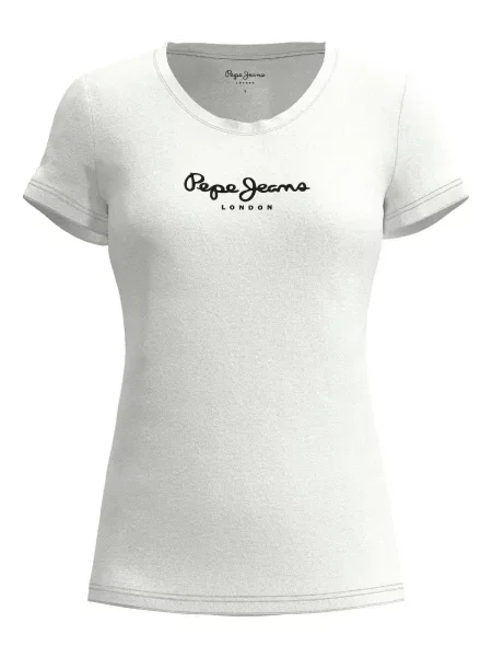 Pepe Jeans Tričko Virginia černá bílá