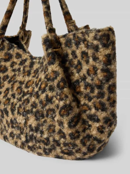 Torba shopper z zapięciem na magnes model Zabaione