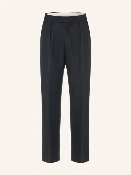 Sandro Spodnie O Kroju Regular Fit blau granatowe
