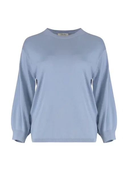 Sweter Max Mara wełniany niebieski